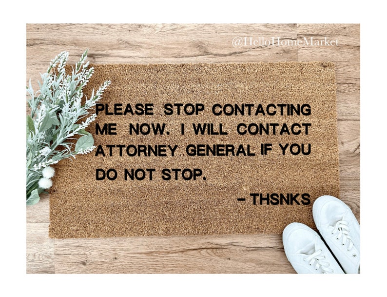 Tik Tok Door Mat Funny Doormats Coir Door Mat Frontdoor Etsy