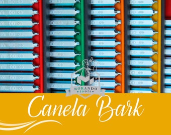 Canela Bark Font Stamps. Complete Set. SELECT desired SIZE!!!! ;) Professional tool Stamps