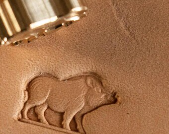LT664 Wild Boar Leather Stamping Tool– Wild Boar 17x12mm (2/3&quot; x 7/15&quot;)