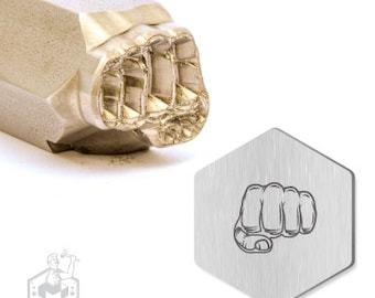 Fist Design Stamp. 19mm. Super sharp,Stainless Ready,