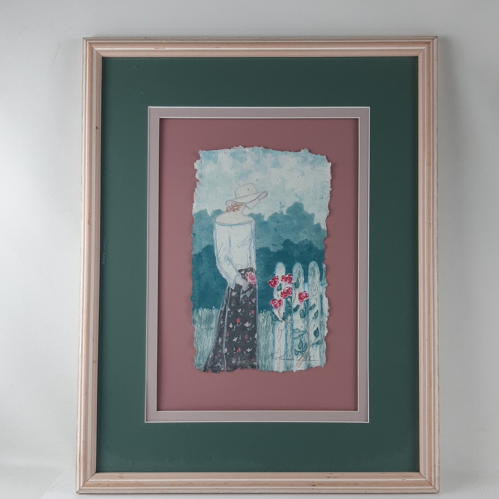 Framed Art Katherine Parker Watercolor & Pencil on Rag Paper Etsy UK