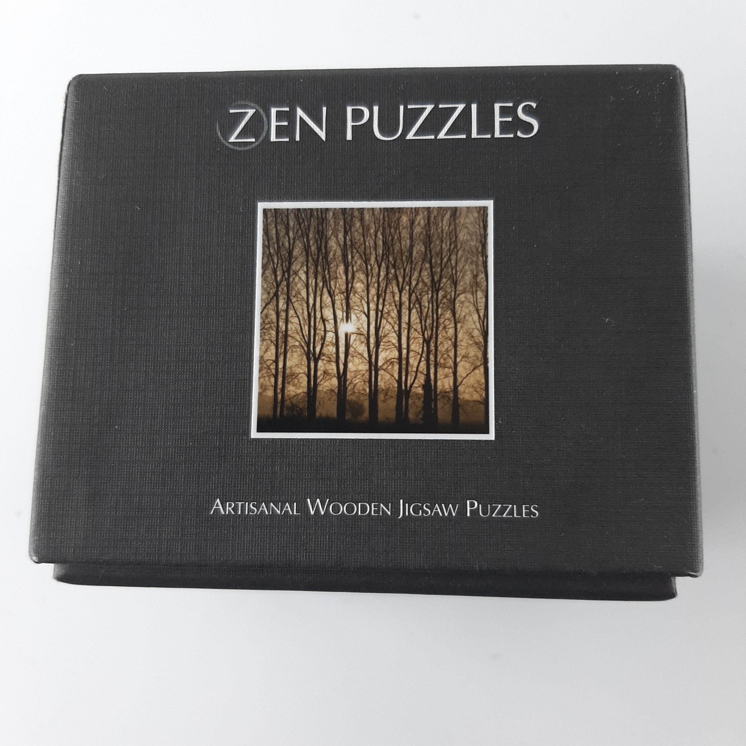 Zen Artisan Wooden Puzzle 125 Pieces Poplars at Sunrise Etsy