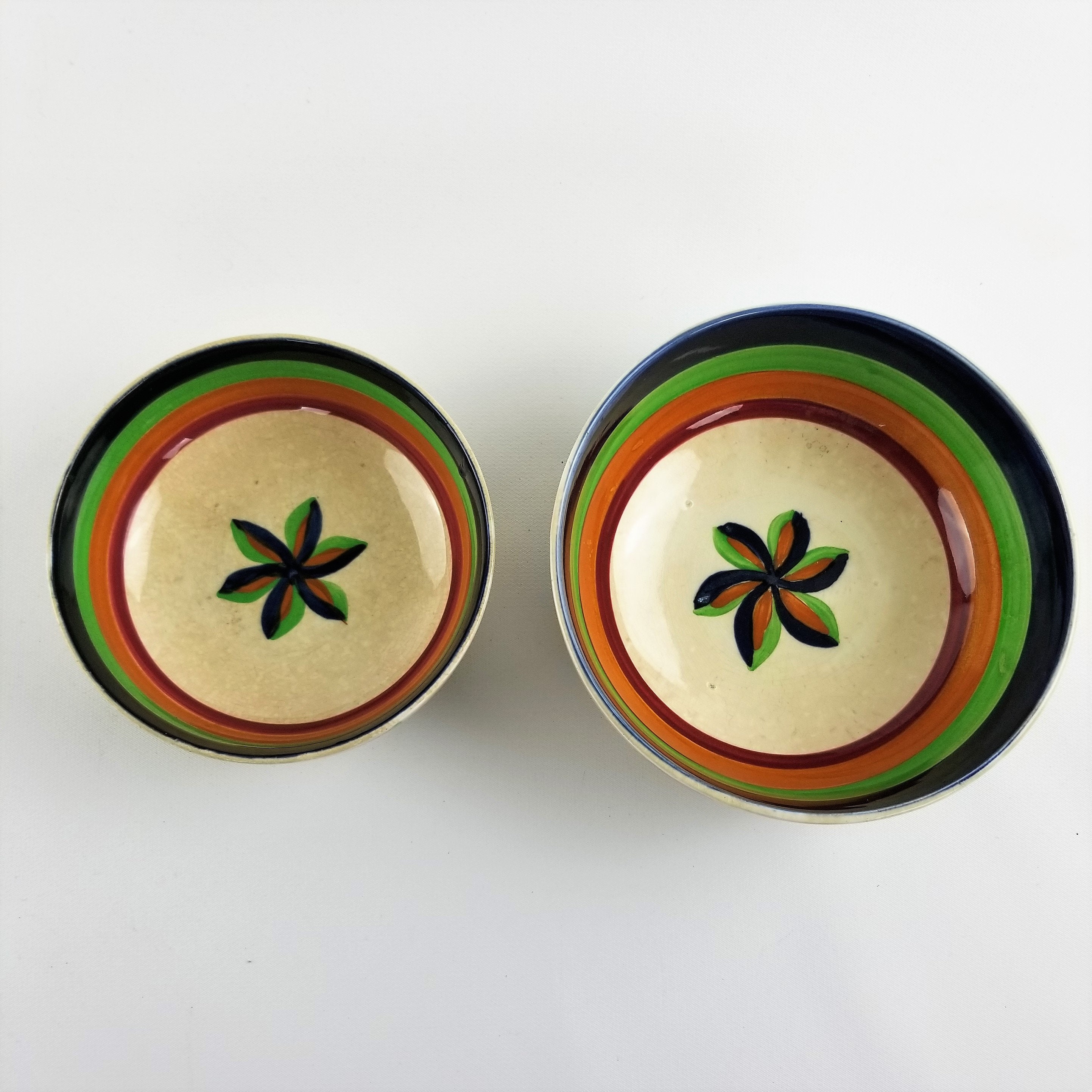 Vintage ceramic nesting serving bowls Baker & Co England qty 2 Etsy