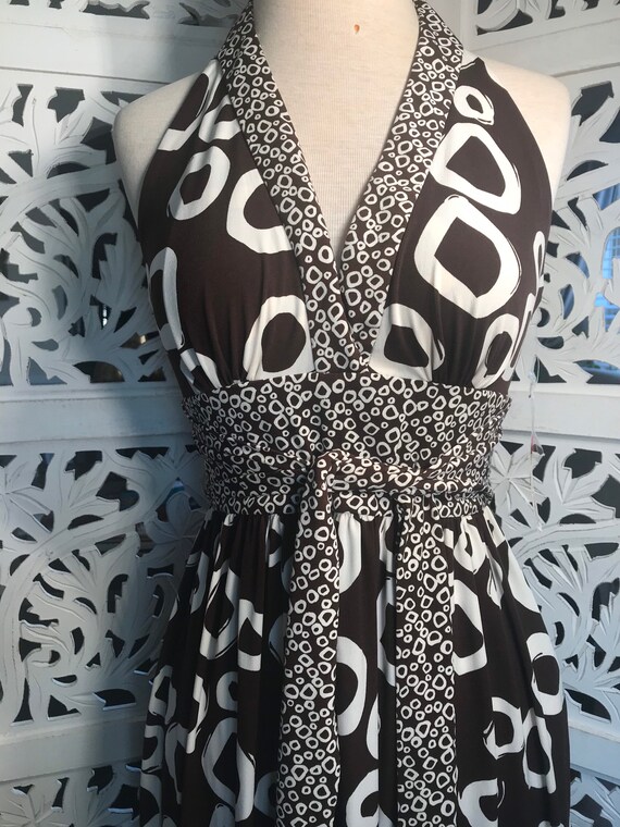 NOS Maggy London Chocolate Halter Sundress Size 4 NWT - Etsy