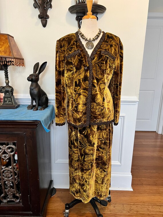 Silcot 2 Piece Velvet Suit Midnight Ensemble