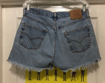 levis 501 button fly shorts