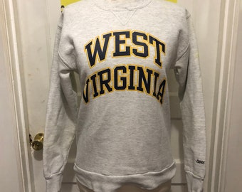 wvu crew neck sweatshirt