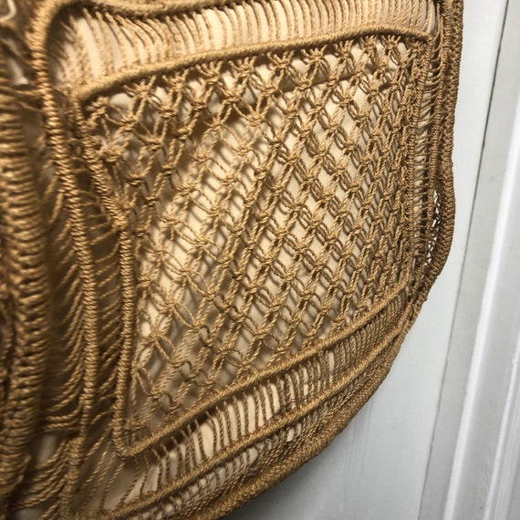 Vintage Mister Ernest Macrame Hand Bag - image 5