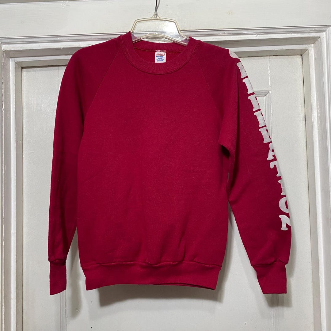 013010● Jerzees BY RUSSELL wisconsin Vintage Jerzees by Russell Sweatshirt With “celebrate” Sleeve - Etsy