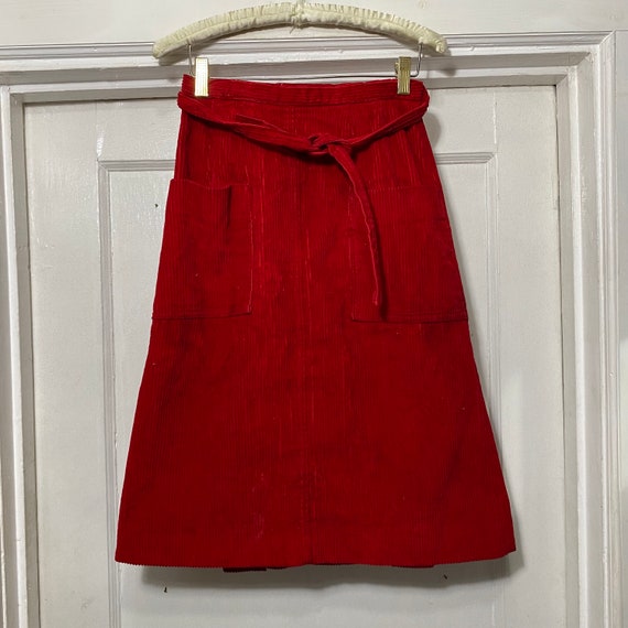 1950s corduroy skirt hot sale