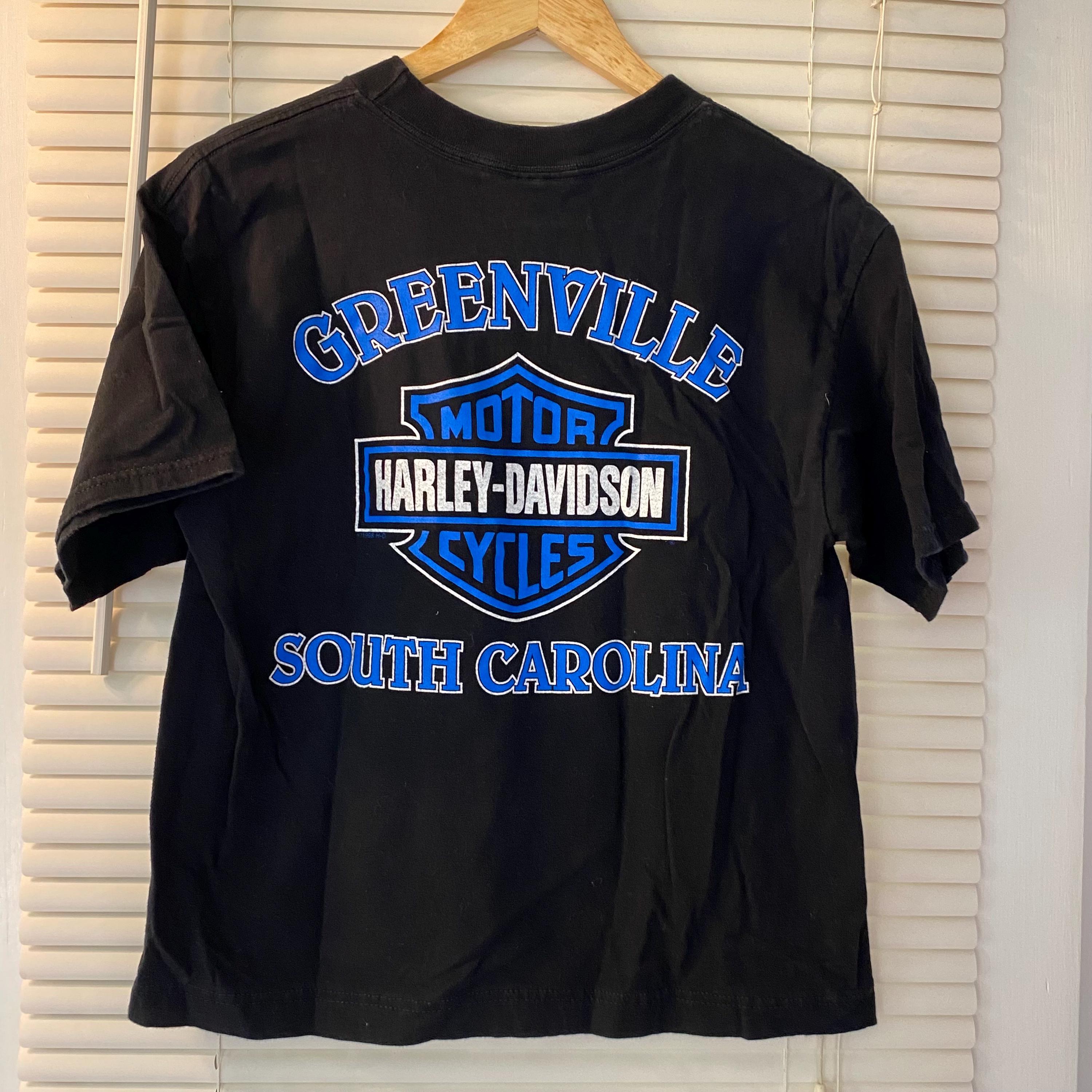 Vintage 1999 “night and Day Harley Davidson” Greenville, South