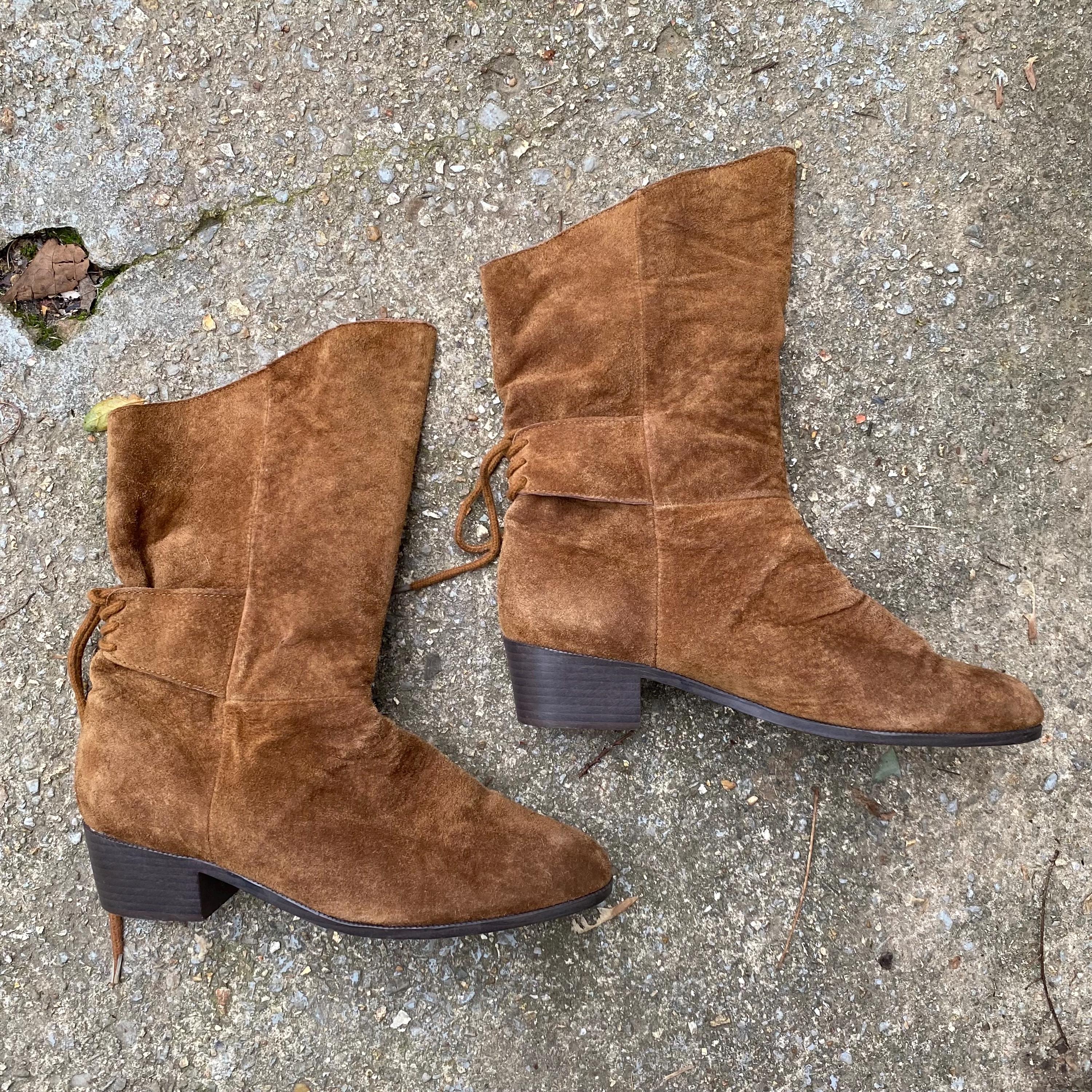 Vintage Suede Boots