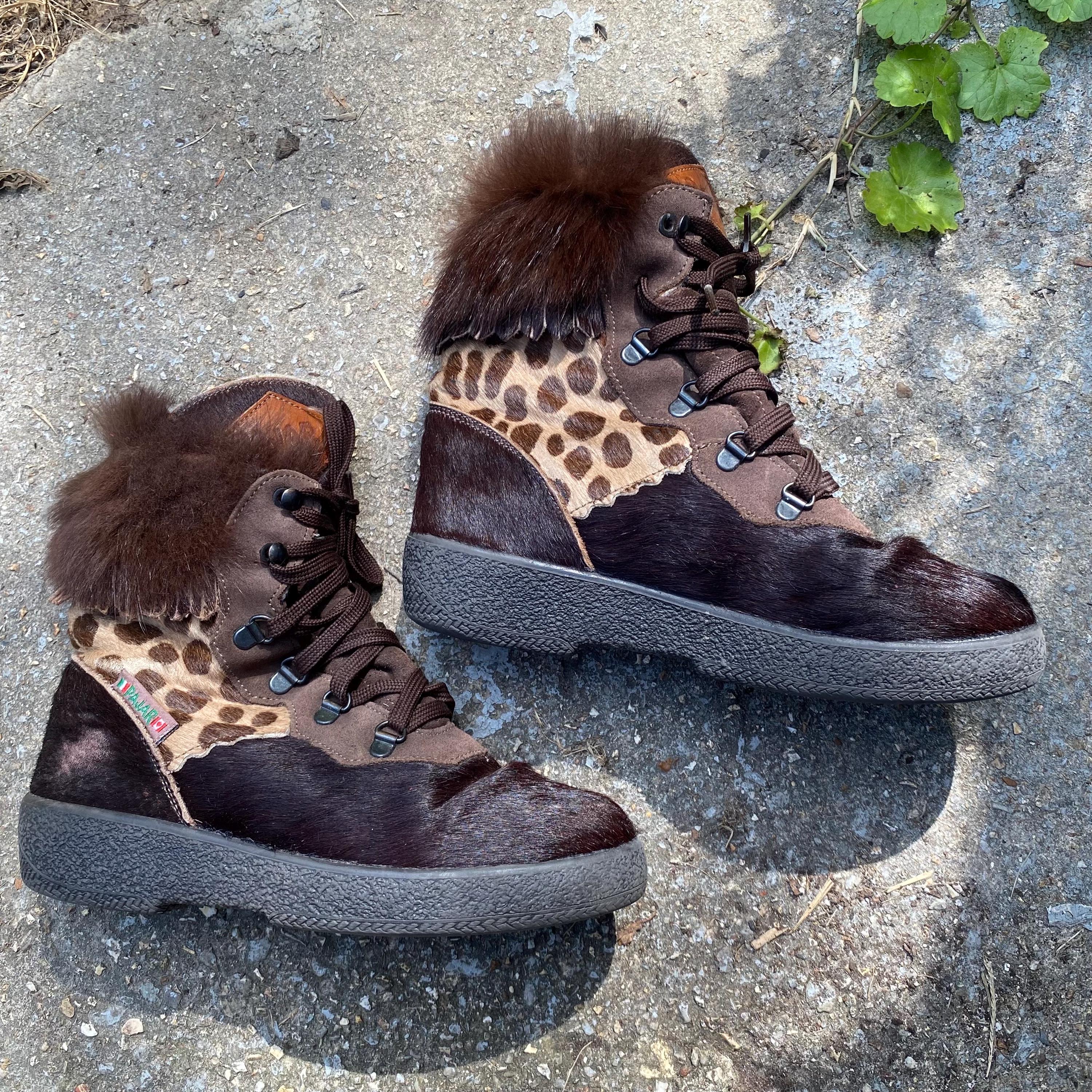 日本最大のブランド Vintage fur 日本 Etsy - boots 靴