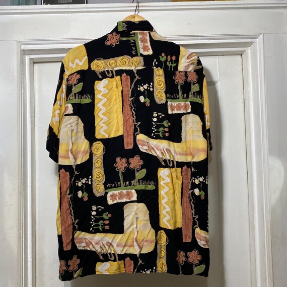 Vintage Patterned Floral Button Down by Riscatto - image 3