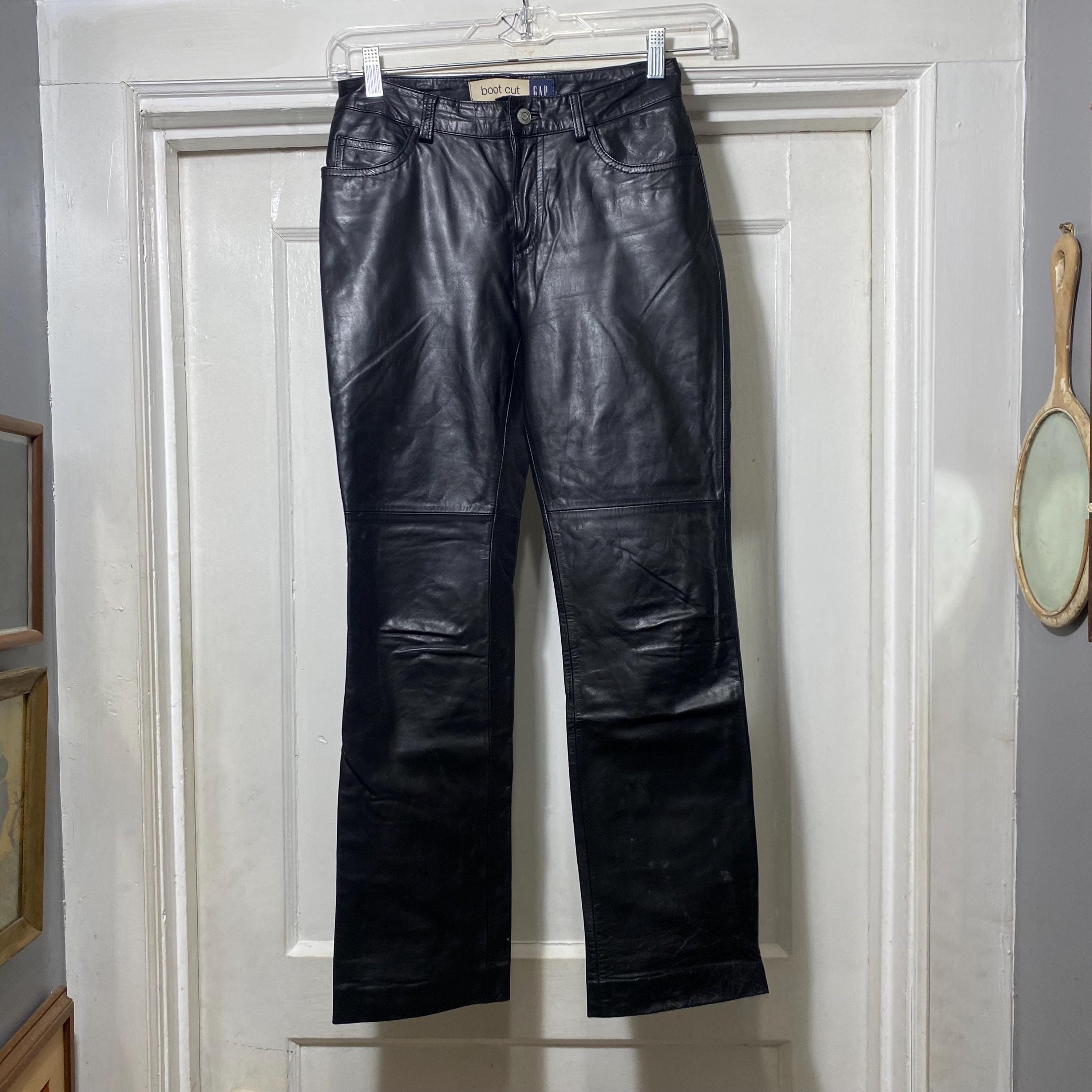 Gap Leather Pants - Etsy
