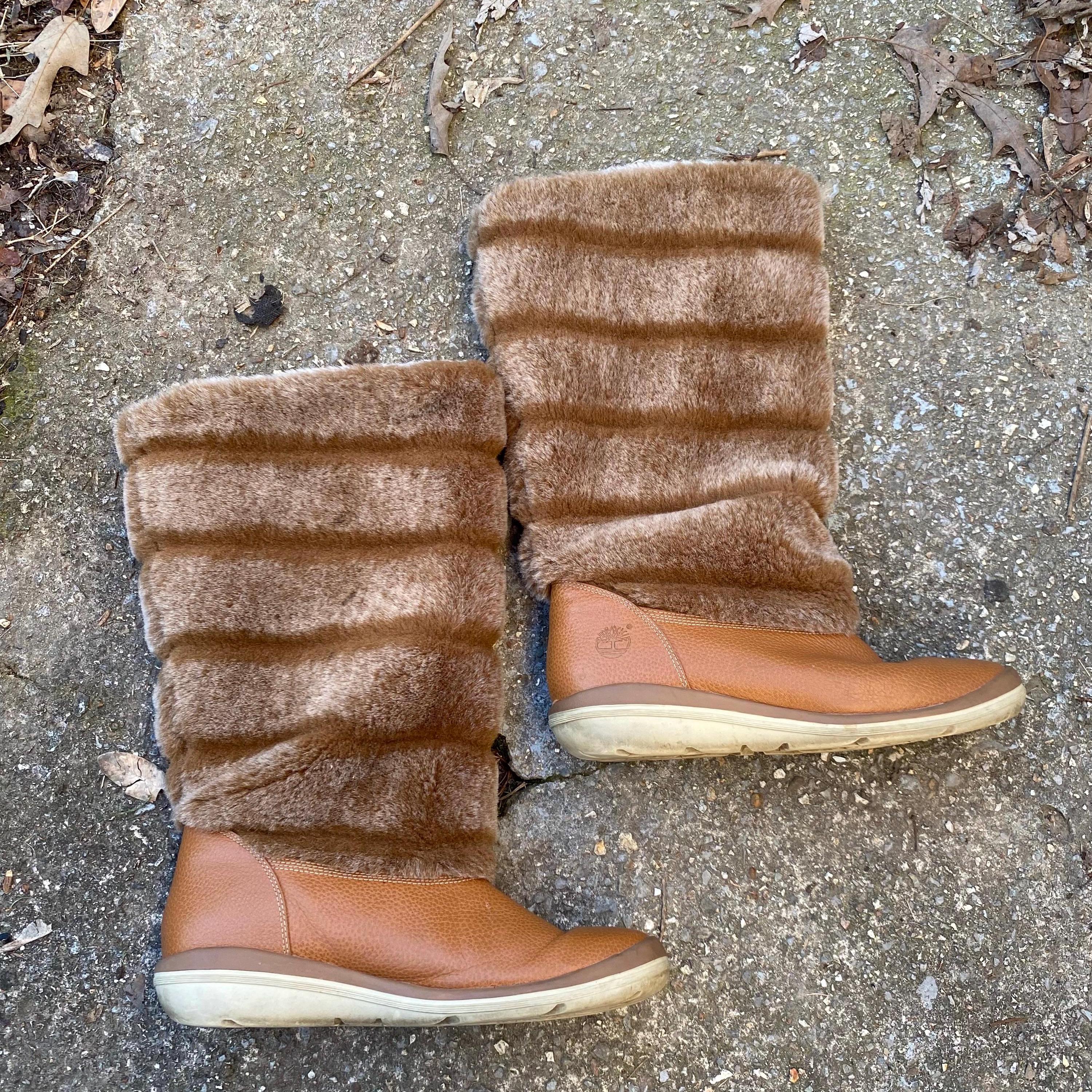 Size 14 Timberland Boots w/ fur Timberland Faux Fur Boots for Women for sale | eBay main image 2