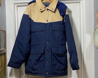 Vintage St John's Bay Denim Jacket M 90s Workwear Detachable