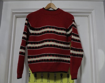 Vintage Wool Ski Sweater by "Creeks"