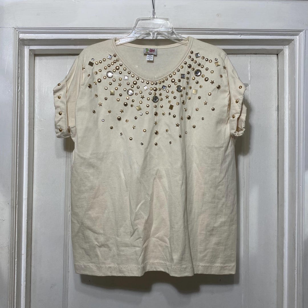 Rusty New But Old Off Shoulder Tee Vintage White