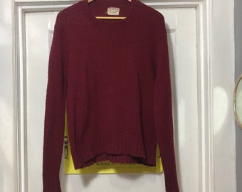 Vintage Lightweight Mcgregor Maroon Sweater