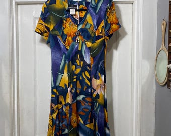 Vintage Lilly Print Mini Dress by Carole Little