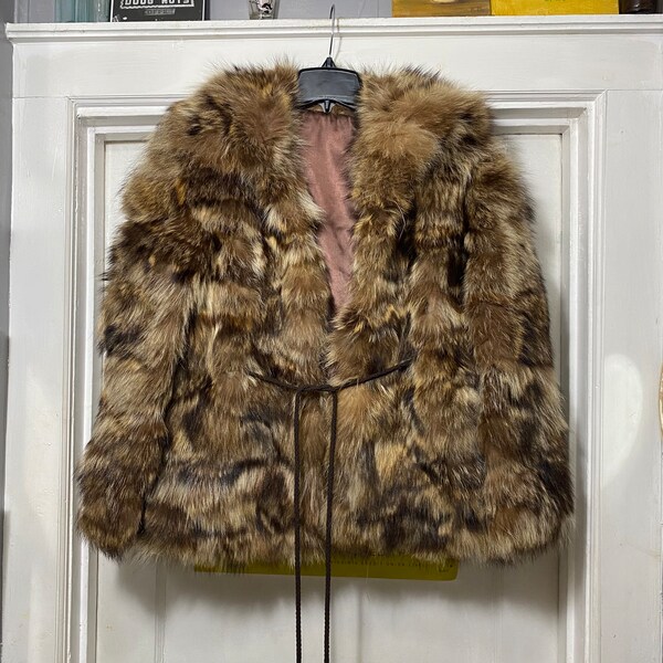 Vintage Fur Jacket - Etsy