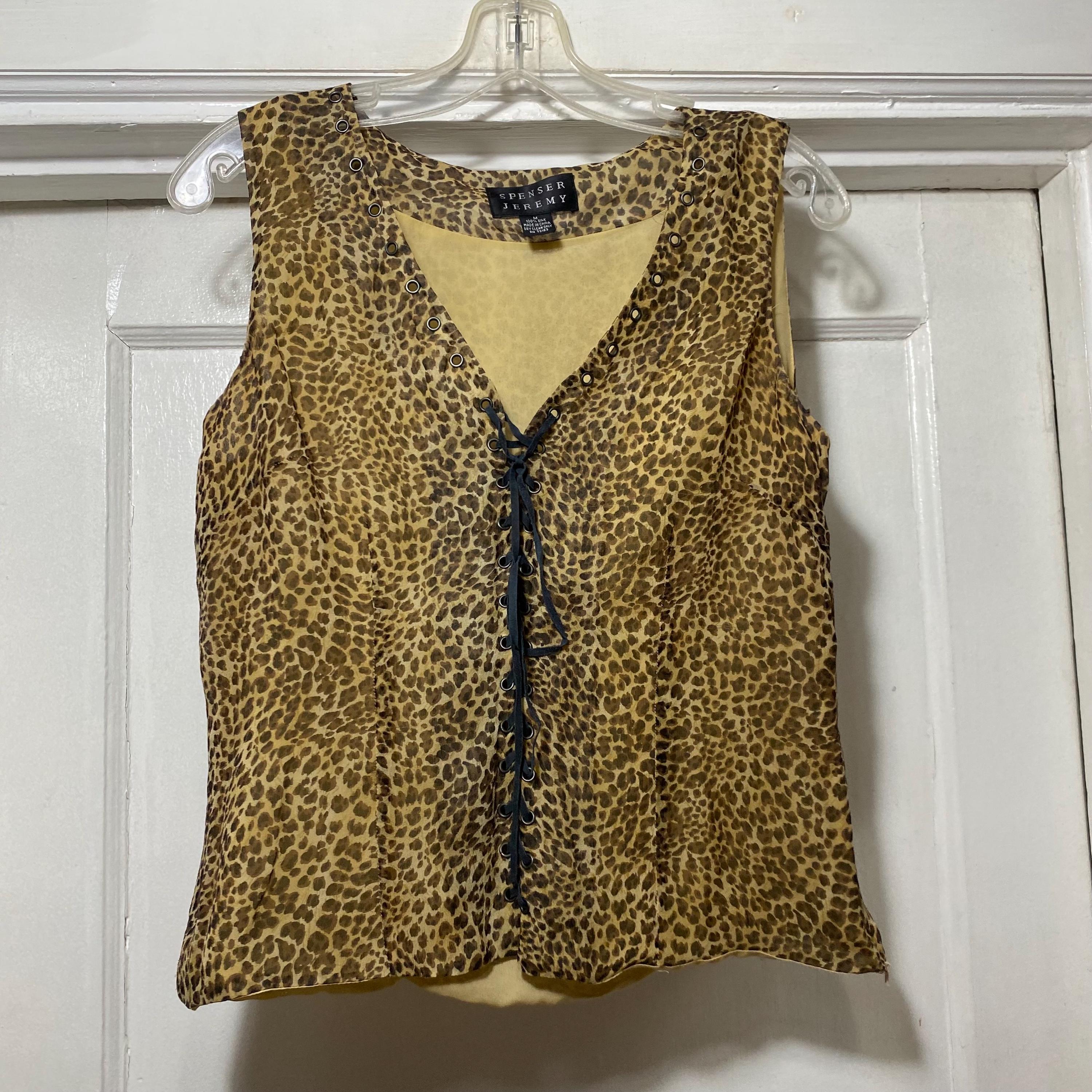 Vintage Leopard Top - Etsy