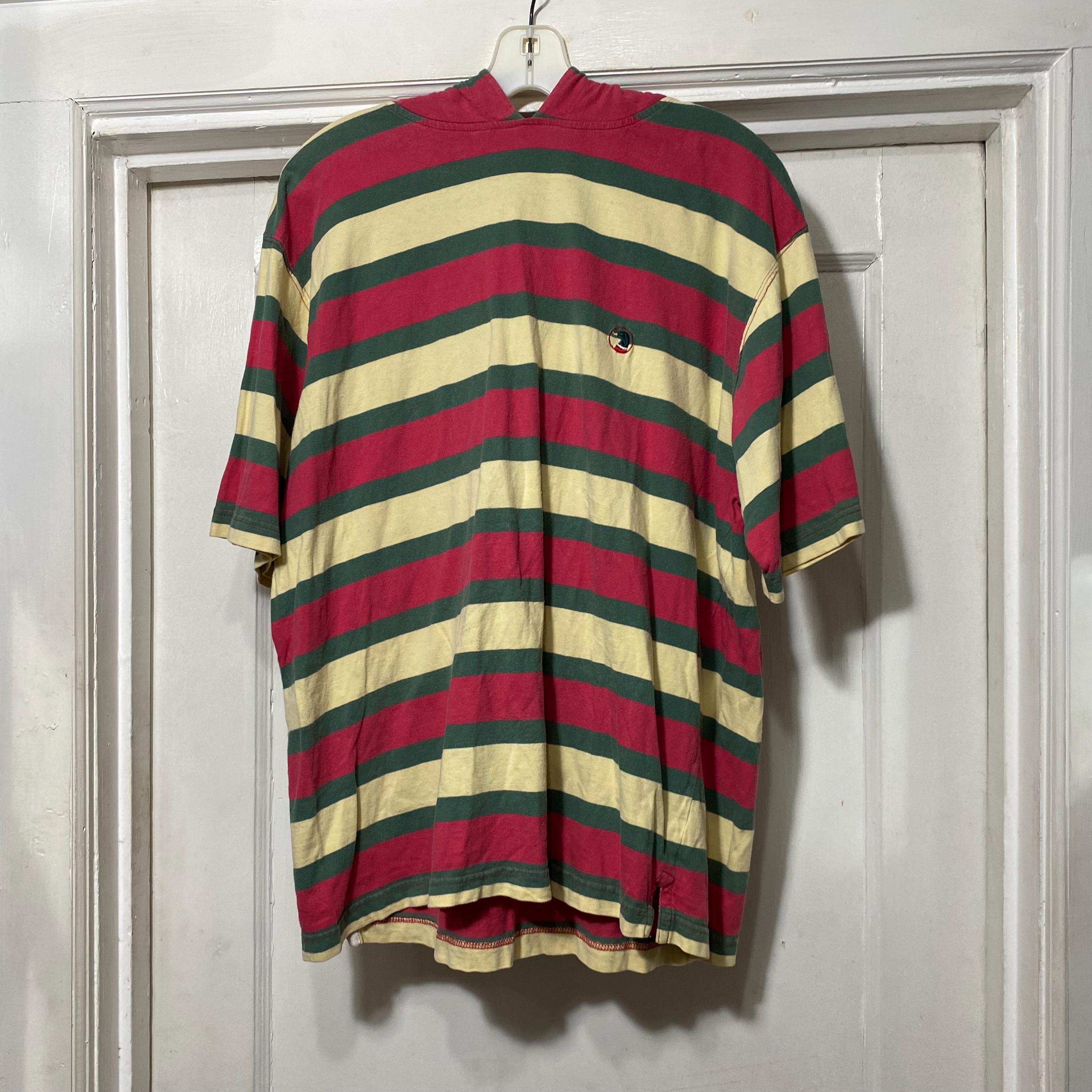 Stripe Hooded Tshirt - Etsy