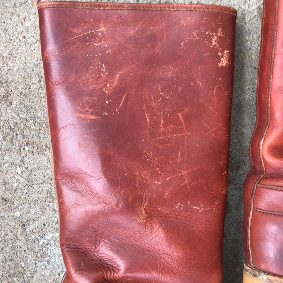 Vintage Rare Sherpa Lined Timberland Leather Boots - image 3