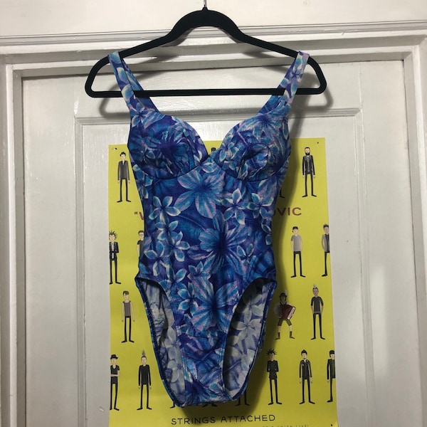 Wildflower Mirage: Rustic Floral One-Piece Swimsuit main image 0