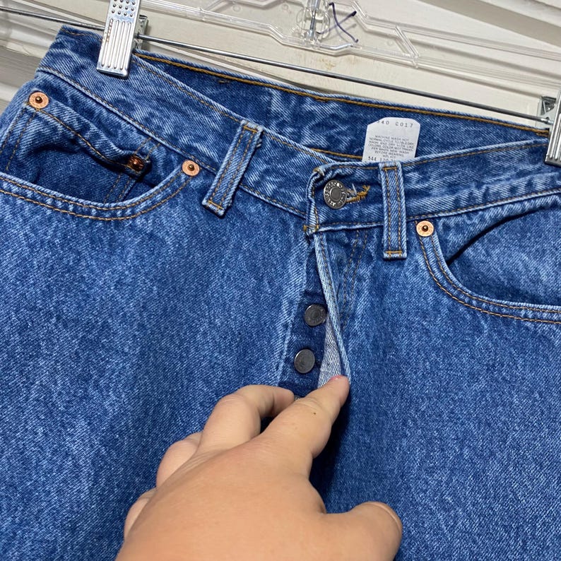 Vintage Levi’s Button Fly USA Made Jeans Size 7 - Etsy