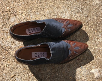nine west dsw western booties