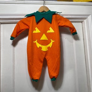 Vintage Halloween Kürbis Kostüm für Kleinkinder