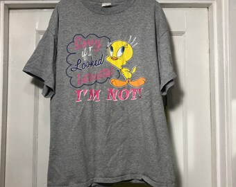 Tweety Bird T Shirt - Etsy Singapore