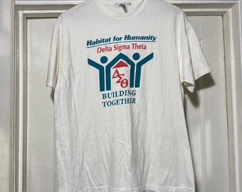 Vintage Habitat for Humanity Delta Sigma Theta T-Shirt