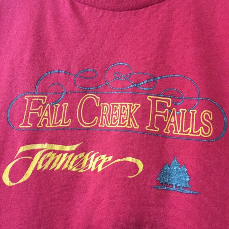Vintage Single Stitch Fall Creek Falls Tennessee T-Shirt SmallXS