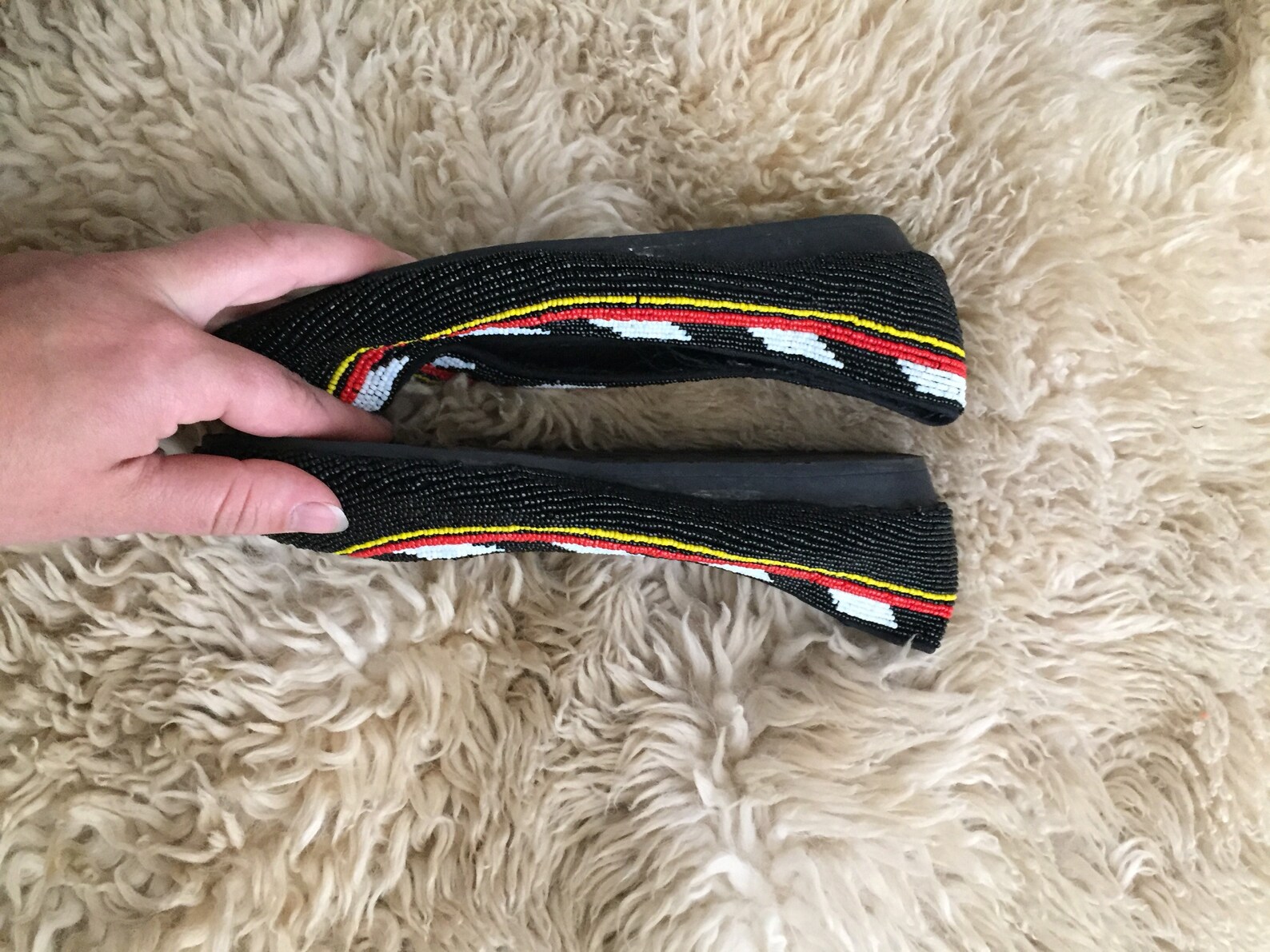 vintage beaded ballet flats by caparros