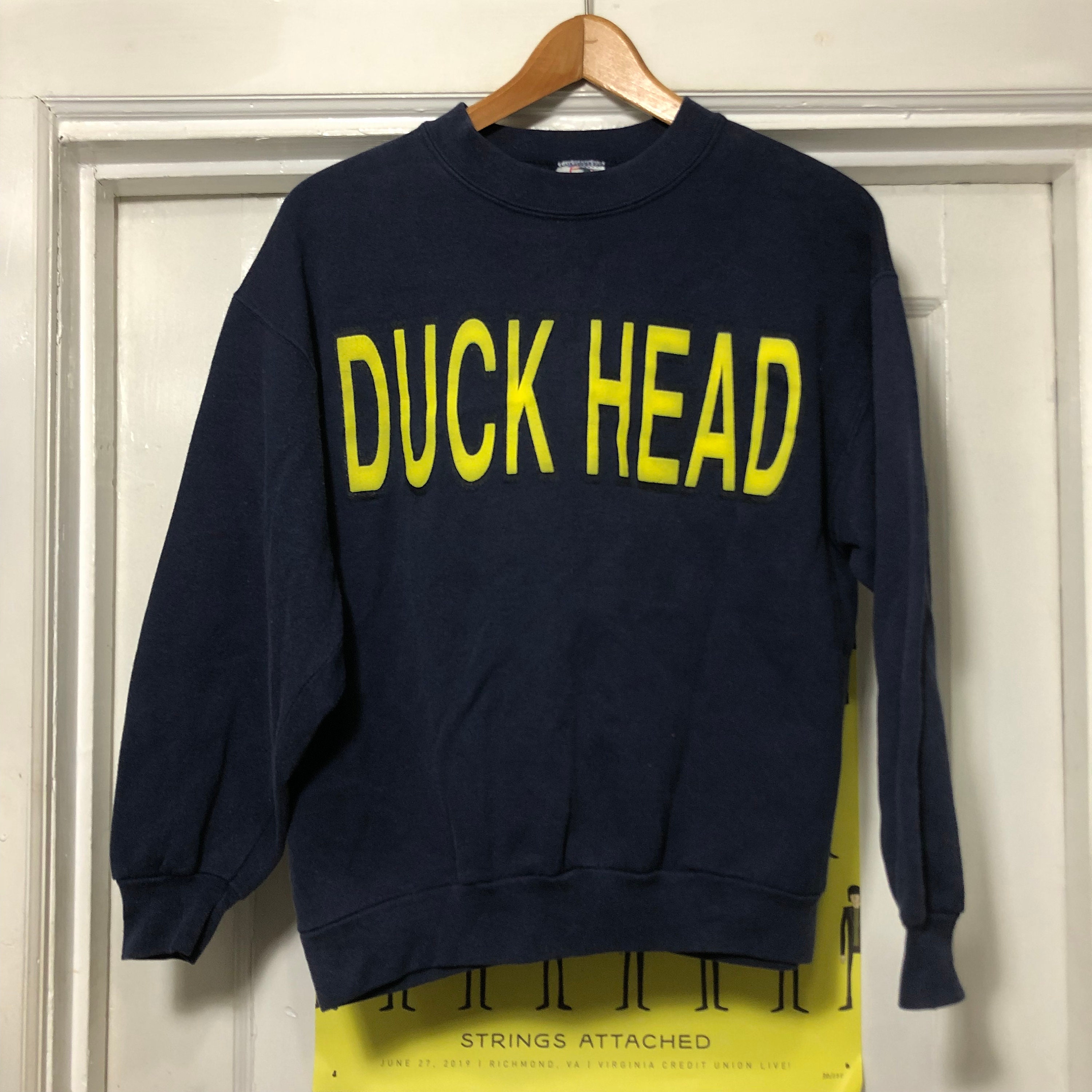Vintage Duck Head Spellout Sweatshirt - Etsy