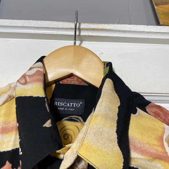 Vintage Patterned Floral Button Down by Riscatto - image 2