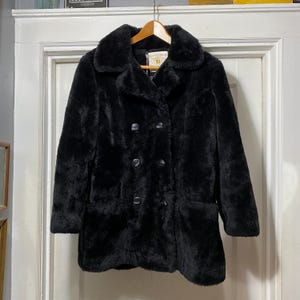 70年代　White stag Vintage ファーコート ダブルブレスト White Stag Jacket - Etsy