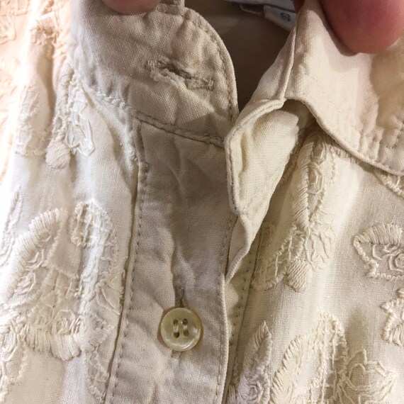 刺繍ブラウス　ヴィンテージ　ウエスタン ヴィンテージ 刺繍 ウエスタンシャツ | end vintage official