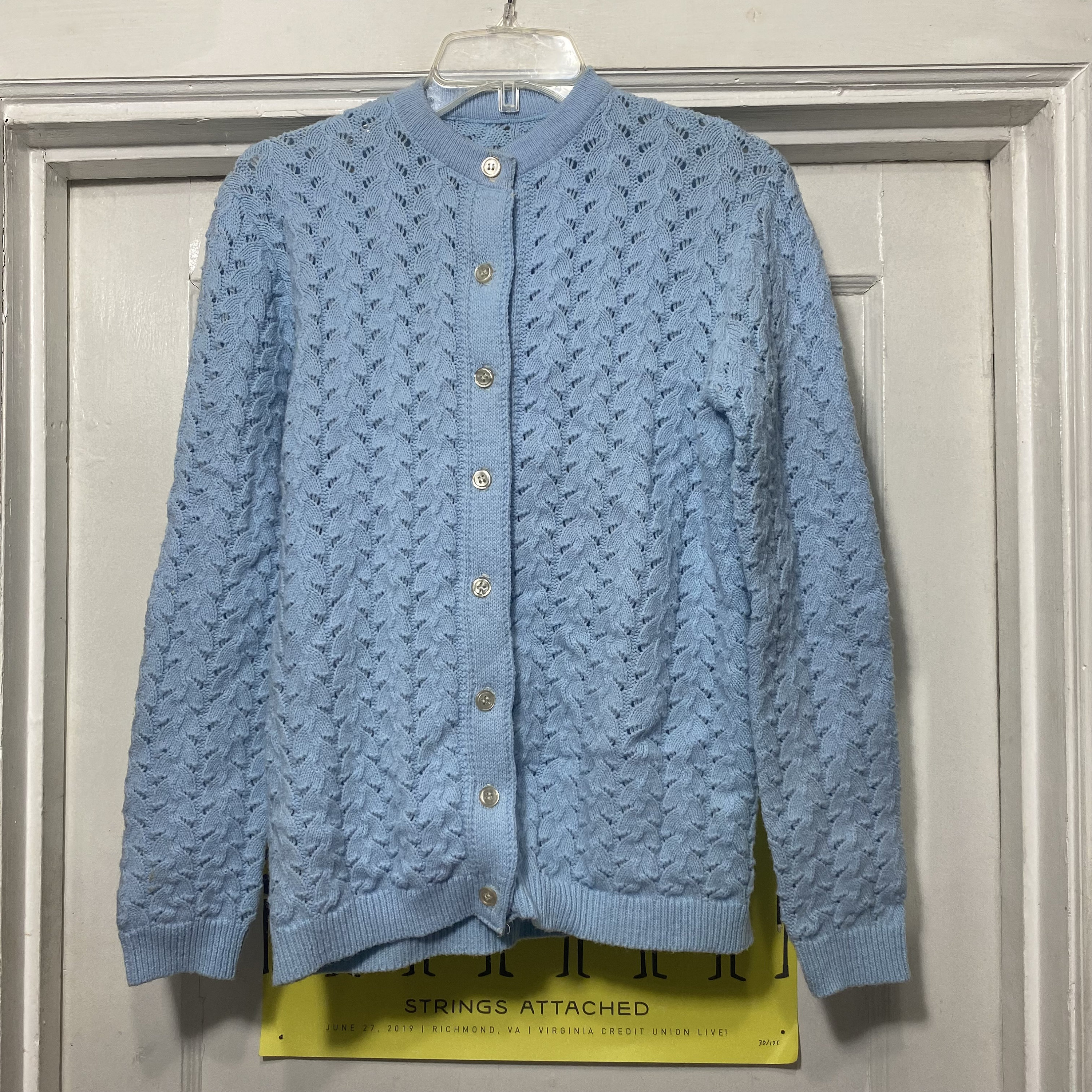 トップス OLD vtg jcpeney knit cardigan skyblue OLD vtg jcpeney knit cardigan skyblue
