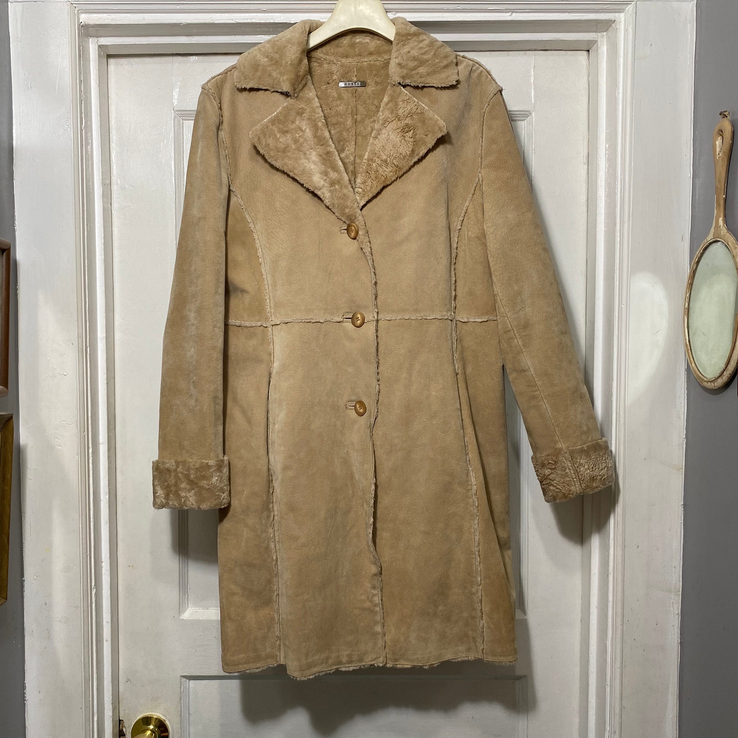 Vintage Y2k Guess Suede Penny Lane Style Jacket - Etsy