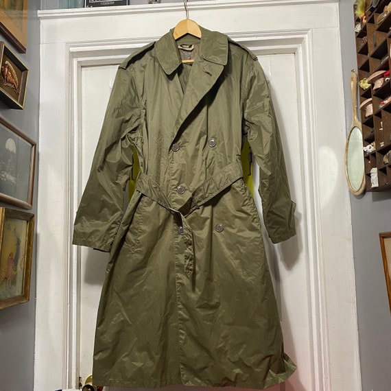 Vintage Vietnam War Era Rain Jacket