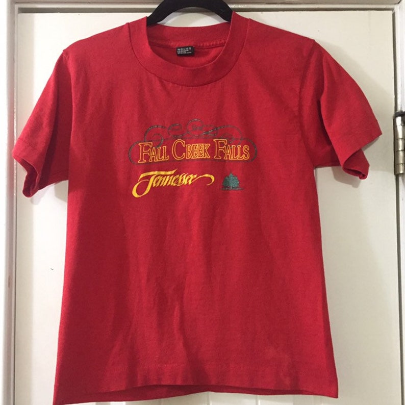 Vintage Single Stitch Fall Creek Falls Tennessee T-Shirt SmallXS