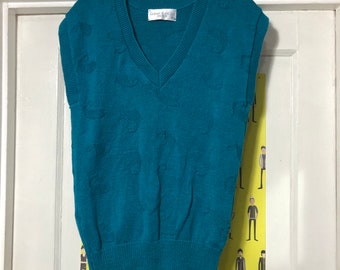 Vintage Blue Sweater Vest by Robert Scott Ltd