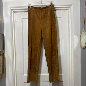 Vintage 90s/Y2k Jones New York Country Petite Suede Pants