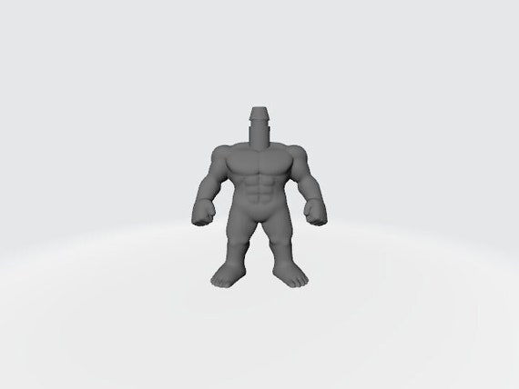Custom Pop Muscle Pose 3D Resin Printed. - Etsy