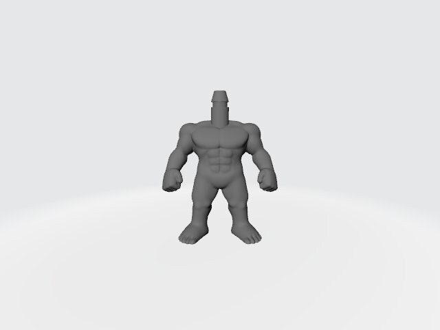 R6 Muscular Roblox Morph | 3D model