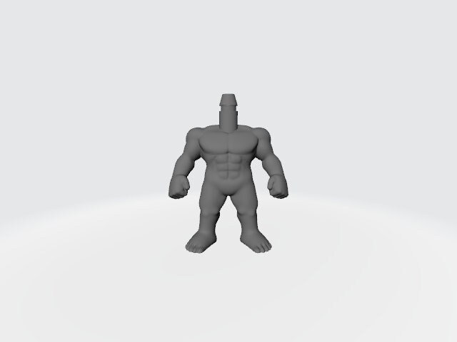 ROBLOX Muscular Torso - Download Free 3D model by Quaacki3